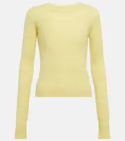 [Marant Etoile] Marant Etoile Ania alpaca-blend sweater AU 10 yellow