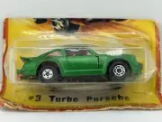 1978 Matchbox Lesney Superfast #3 Turbo Porsche GREEN RED INT RARE WHEEL ERROR