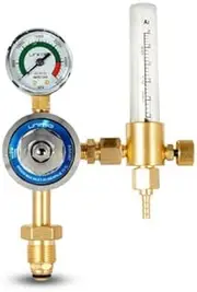UNIMIG Argon Flowmeter Welding Gas Regulator Hose Flow Meter Bobbin Tig Mig with Inert Gas Fitting Welder FLOWREG