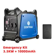 GENTRAX 3.5KW Flood Essentials Inverter Generator + 10000mAh Power Bank