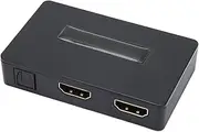 HDMI Audio Extractor, 1080P HDMI to HDMI Audio Converter with SPDIF Analog Sound and 3.5mm Stereo Sound Compatable for DVD HD Players, TV Boxes, for Fire TV, Etc