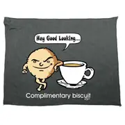 Complimentary Biscuit Coffee - Funny Novelty Soft Sport Microfiber Towel