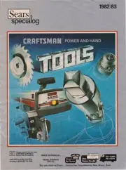 1982-1983 Craftsman Power and Hand Tools Catalog FREE SHIPPING B & W