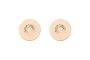 2x Gummi The Commons Dog Toy Flying Disc Outdoor Training Fetch Toy Peach