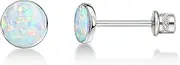 [limerencia] Hypoallergenic G23 Implant Grade Titanium Screw Back Earrings Tragus 20G Helix F136 Piercing Post for Girls' Sensitive Ears Cartilage