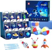 LOUFOR Air Dry Clay Kit - Space Trip- 12 Different Space Themed Styles- NEW!