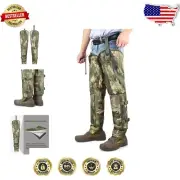 Unisex Adjustable Snake Bite Protection Chaps: Light, Strong, Waterproof Gaiters