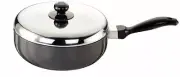 Futura Nonstick All Purpose Pan 2.5 Ltr Frying Pan/Biryani Pot/Wok With Lid