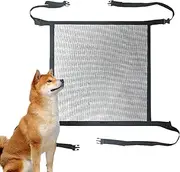 Xvilmaun Vehicle Travel Dog Fence, Pet Barrier for Car, Dog Net Barrier for the Back Seat in the Automotive , Car Net, Dog Car Separation Net, Car Backseat Pet Safety Net for SUV