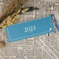 在飛比找蝦皮商城優惠-2023綠的時間線桌曆/ 孔雀藍 eslite誠品