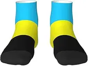 [EdWal] Flag of the Sultanate of Burongan print Men's Moisture Control Crew Socks Socks For Men and Women Gifts For Golf, Hunting, Camping