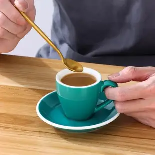 特濃espresso意式濃縮咖啡杯碟套裝小號精致迷你杯子下午茶杯80ML