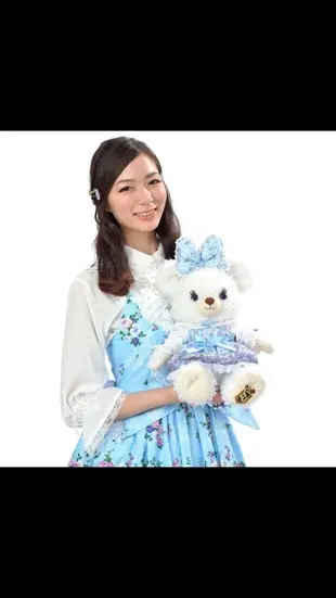 Disney store迪士尼絕版大學熊Unibearsity愛麗絲Alice藍色蕾絲洋裝服裝組S號達菲雪莉玫可穿