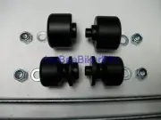 SUZUKI DRZ 400 SUPERMOTO CRASH MUSHROOMS PADDOCK BOBBINS REAR FRONT BLACK 2007-