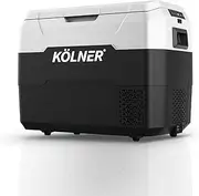 Kolner 40L Fridge Freezer Cooler 12/24/240v Camping Portable Esky Refrigerator - Black