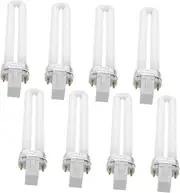 Gogogmee 8Pcs Nail Lamp Light Tube for Professional Manicure Durable Curing Tool for Nail Art Safe UV Inductive Design Quick and Gentle Skin and Eyes