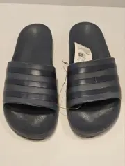 Adidas Adilette Aqua Slip On Sandals Slides Dark Blue Summer IF0895 Mens Size 10