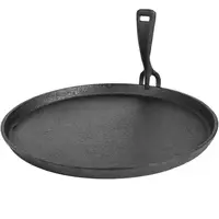 在飛比找樂天市場購物網優惠-《ibili》附柄鑄鐵煎烤盤(30cm) | 平底鑄鐵烤盤 