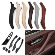 Car Window Switch Door Trim Pull Handle Leather For BMW 5 series F10 F11 F18
