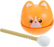 HOOTNEE Decorative Fish Percussion Temple Block Plaything for Office Relaxation and Music Lovers Decompression Fidget Instrument