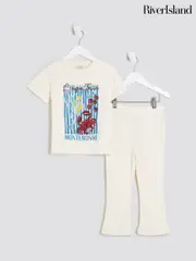 River Island White Crab Graphic T-Shirt Set (H18915) | $46