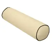Contrast Pipe Trim Medium 24x6 Bolster Pillow Cushion Insert Slip Cover AD103