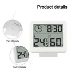 Large LCD Display Thermometer Hygrometer Indoor Temperature Humidity Meter