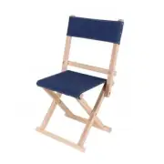 Collapsible Camping Chair,Outdoor Barbecue Folding Stool,Solid Wood with