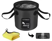 5 Gallon Collapsible Bucket Portable Water Container Wash Basin Fishing Bucket