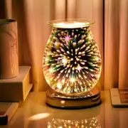3d Glass Electric Wax Melt Warmer Wax Burner Melter Warmer For Home Office A