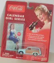 '50 Mercury Woody Station Wagon Johnny Lightning Coca Cola Calendar Girl