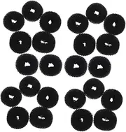 VINTORKY 24pc Set Donut Bun Maker Boys and Girls Women Diy Hair Styling Tool Hair Bun for Boys and Girls Women