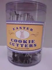 Williams-Sonoma Set of 8 Easter Cookie Cutter Butterfly Egg Basket Bunny Carrot