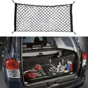 Car Cargo Net Rear Trunk Storage Mesh Bag Nylon Black Easy Install 43.3''x15.7''