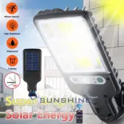 Solar Power 132 COB Lights PIR Motion Sensor Outdoor Security Lamp Mark Lights
