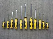 Olympia Tools 11-Piece Chrome-Vanadium Screwdriver Set, Slotted & Philips Fr Sh