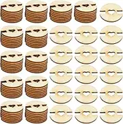 HSHGZSR 100 Pcs Faux Fur Pom Poms Keepers Removable Wooden Pom Poms Buttons Knitted Hat Making Fasteners Tool Pom Poms Hat Buttons Hat Pom Pom Holder for Knit Beanies and Toques
