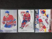 Cole Caufield Lot of 3 2022-23 SP Authentic Pageantry Upper Deck Series 1 Base