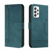 Closure Case with Flip Wallet Stand Function Cover for Samsung Galaxy A52 4G 5G - Green