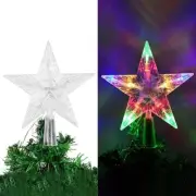 Christmas Tree Star Topper Lights LED Light Xmas Wedding Party Decor Ornament