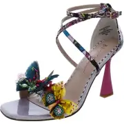 Betsey Johnson Womens Everlee Pink Patent Heels Shoes 6.5 Medium (B,M) BHFO 2648