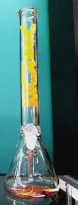 18 inches Beaker Bong 5mm THICK Glass Water Pipe HOOKAH *USA*