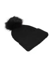 [Morgan & Taylor] Valentine Wool Blend Beanie in Black
