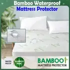 2022 NEW Bamboo Waterproof Mattress Protector Cover Single King Queen Double