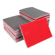 18 Pcs Assorted Sandpaper Sponge Set Sanding Blocks for Wood Metal Plastic Fine