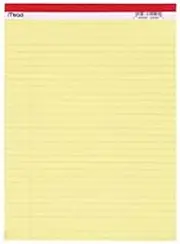 Mead Products Mea59610 Legal Pad 8.5X11.75 50 Ct Canary