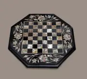 Handmade Marble Chess Set Indoor Adult Chess Game Marble Chess Board Handcraft