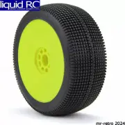 AKA Racing 14020XRY 1/8 Buggy ZIPPS Soft Long Wear EVO Mtd Yel
