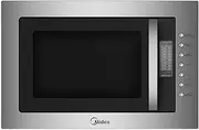 Midea Stainless Steel Built-in Frameless Microwave Oven, 25 Litre Capacity, Silver