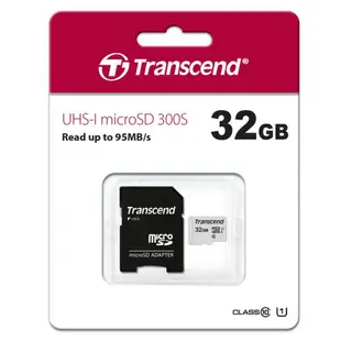Transcend 創見 300S 32GB U1 microSDHC UHS-I 記憶卡